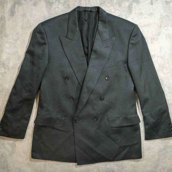 Jones New York Triple-Breasted Dark Gray Blazer - Picture 2 of 8